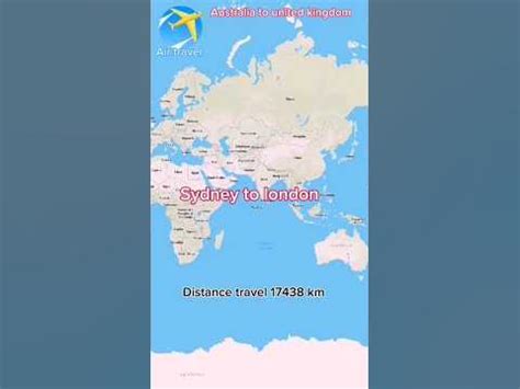 Sydney, Australia to London, United Kingdom .